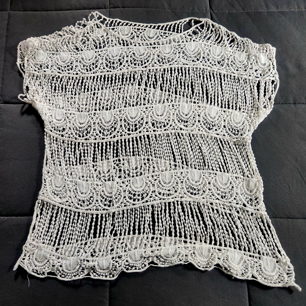 Elegant Lace Crochet Top